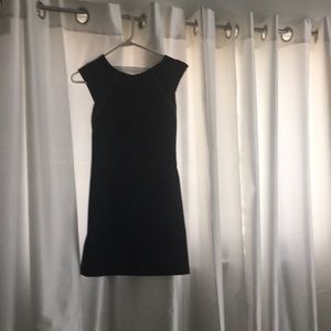 Black mini dress